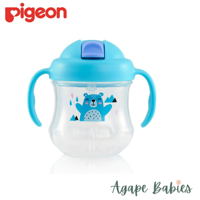 Pigeon MagMag Straw Cup - Matte Blue