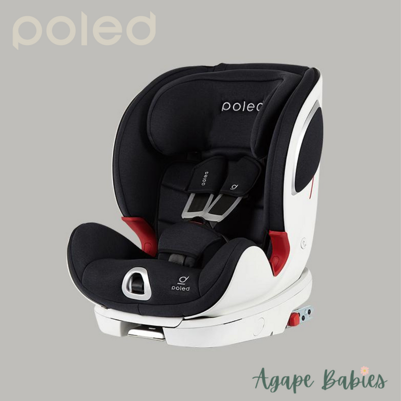 Poled Y-FIX Pro Toddler Car Seat - Ocean Black (3 Year Local Warranty)
