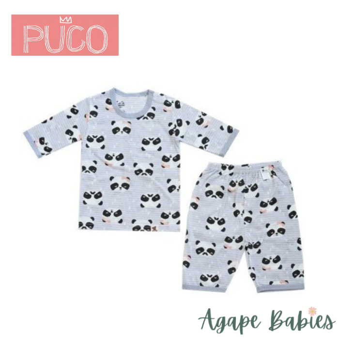Puco Jacquard Pyjamas Set Panda - 6 Sizes!