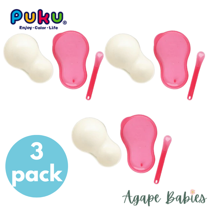 [3-Pack] Puku Baby Food Grinder - 2Colors