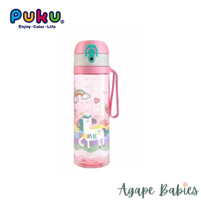 Puku UNME Tritan Drinking Bottle 500ml - Pink