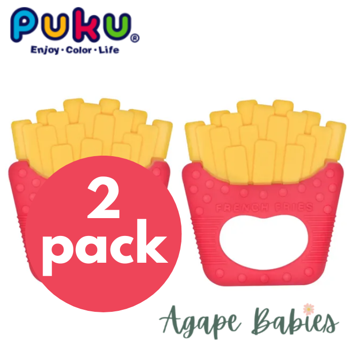 [2-Pack] Puku Baby GaGa Teether - Fries