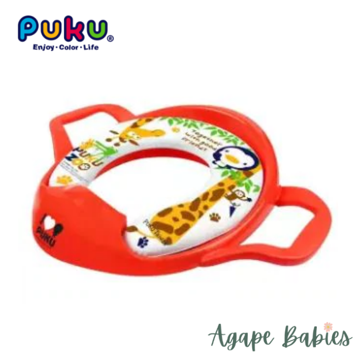 Puku  Soft Potty Seat With Handles (Red)