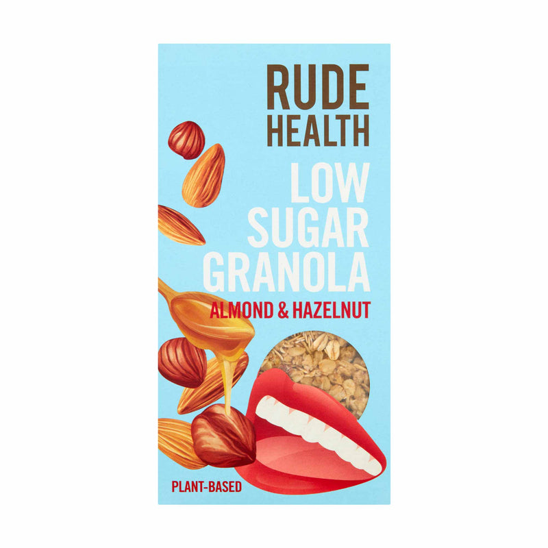 [2 Pack ] Rude Health Low Sugar Granola - Almond & Hazelnut, 400g. Exp :01/24
