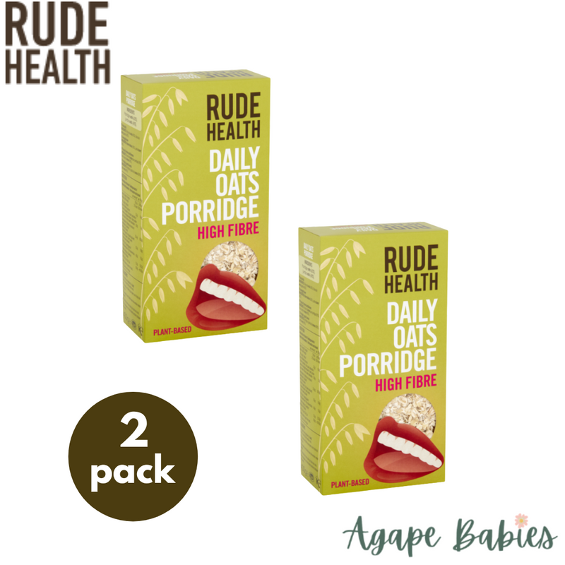 [2-Pack] Rude Health Daily Oats Porridge - 400 g Exp :01/24