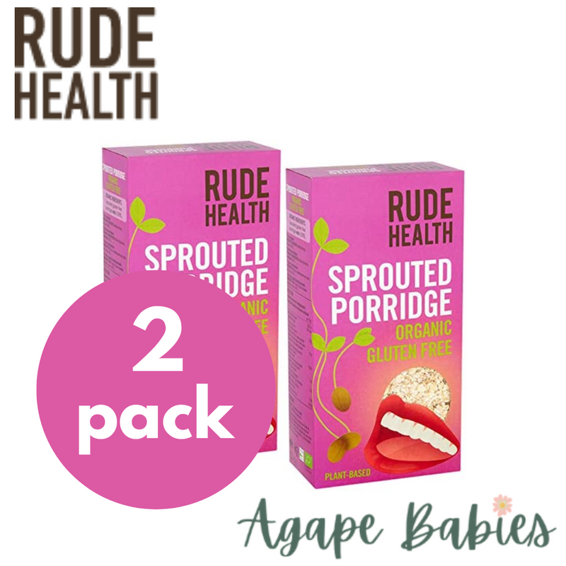 [Bundle Of 2] Rude Health Sprouted Porridge Oats (Gluten Free) 400g Exp: 11/23