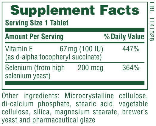 Nature's Plus Super Selenium Complex w/ Vitamin E, 90 tabs