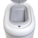 Shnuggle Eco-Touch Nappy Bin - White/Grey