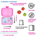 Yumbox Panino Fifi Pink 4C - Paris Je T'aime