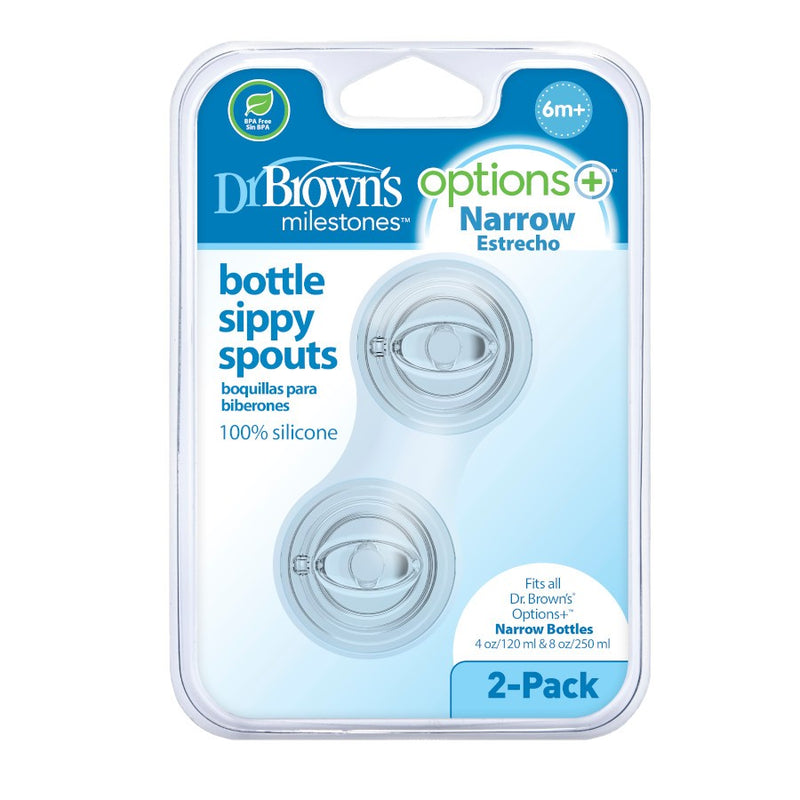 [3-Pack] Dr. Brown’s Narrow Neck Bottle Sippy Spout 2pcs/pack