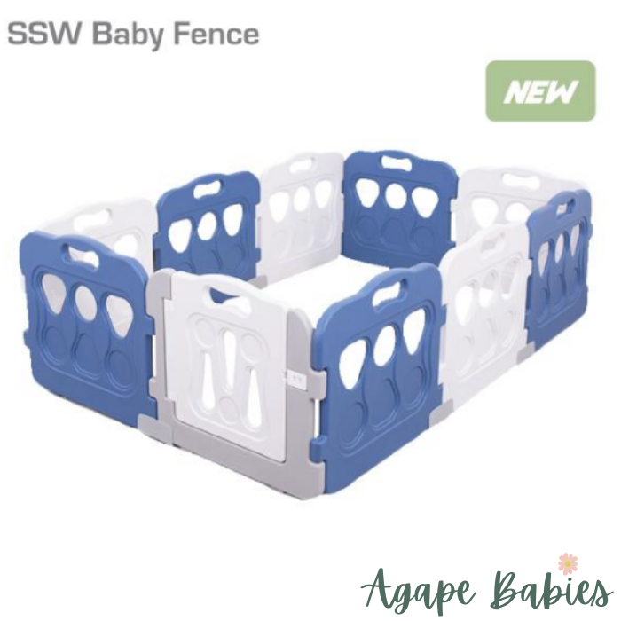 SSW Lunar Baby Fence ( Blue / White )