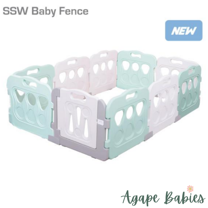 SSW Lunar Baby Fence ( Green / White )