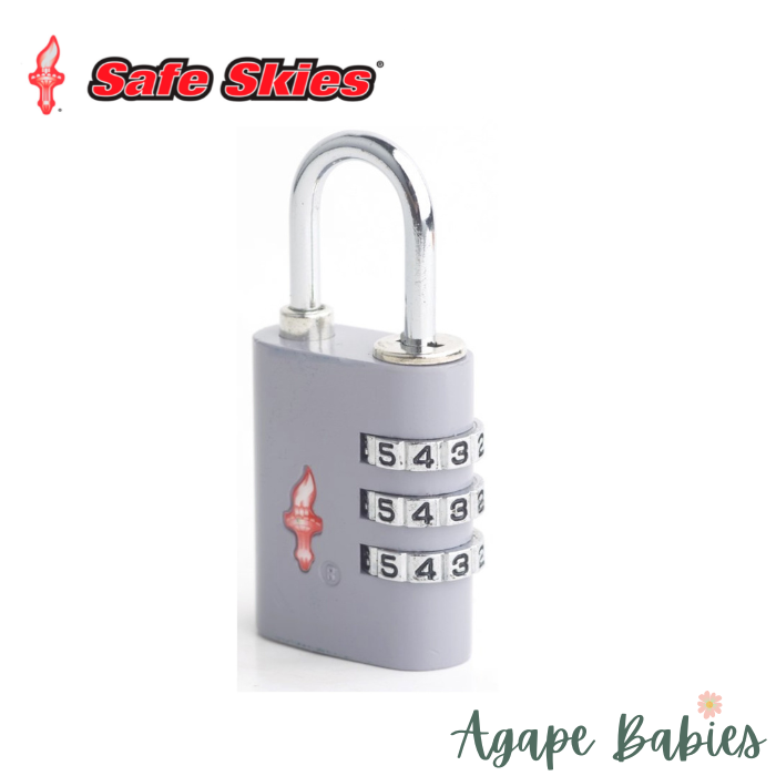 Safe Skies Aero Lock 3 Dial - Marbleized Silver