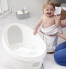 Shnuggle Toddler Bath - White & Light Grey