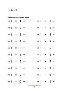 Kumon My Book of Simple Multiplication