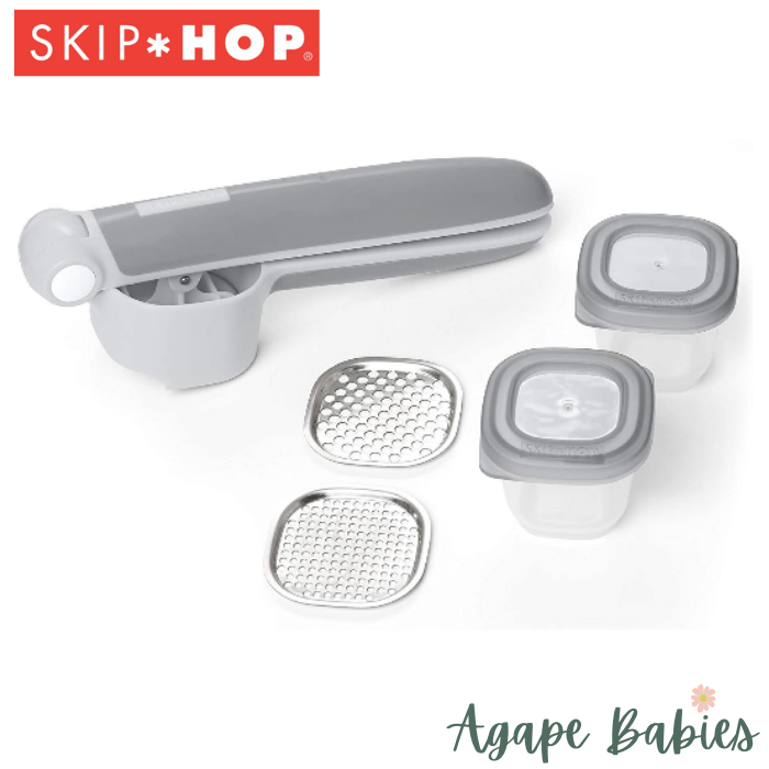 Skip Hop Easy-Prep Food Press Set - Grey