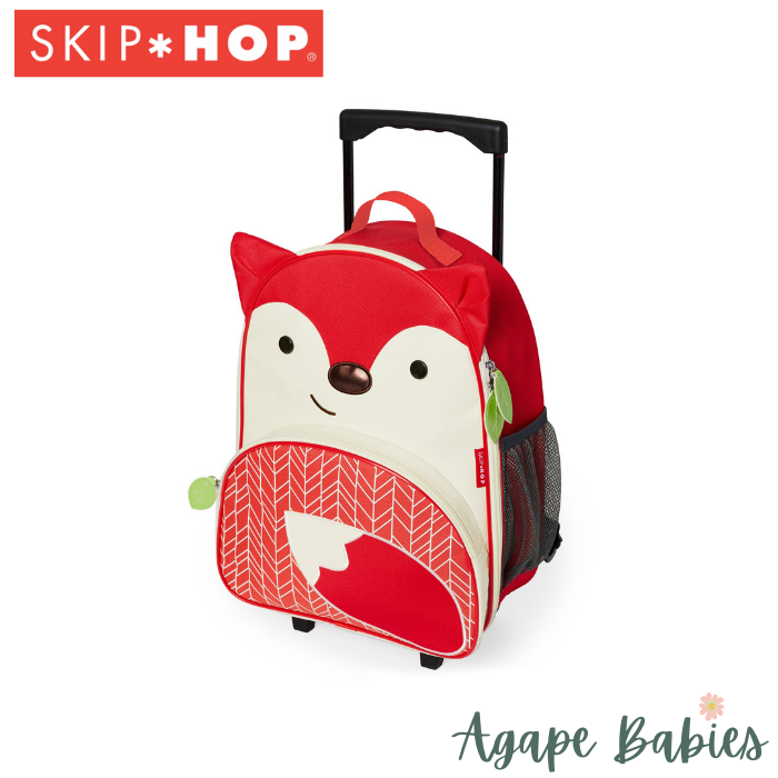 Skip Hop Zoo Kids Rolling Luggage - Fox