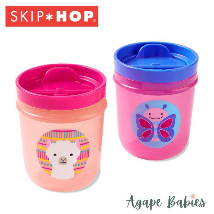 Skip Hop Zoo Tumbler Cup - Butterfly/Llama