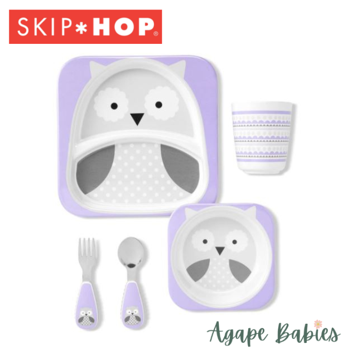 Skip Hop Zoo Winter Mealtime Gift Set- Owl