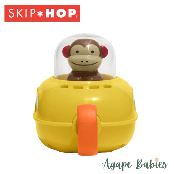 Skip Hop Zoo Bath Pull And Go Submarine - Monkey