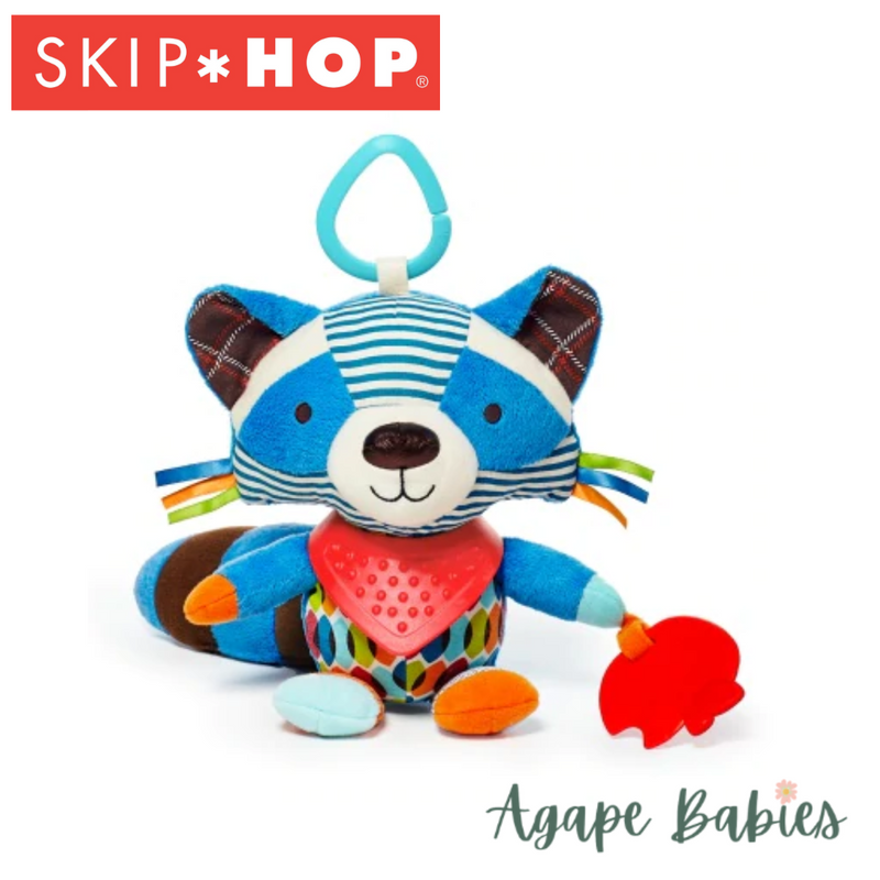 Skip Hop Bandana Buddies Activity Animal Stroller Toy - Raccoon