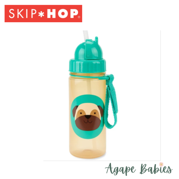 Skip Hop Zoo PP Straw Bottle - Pug