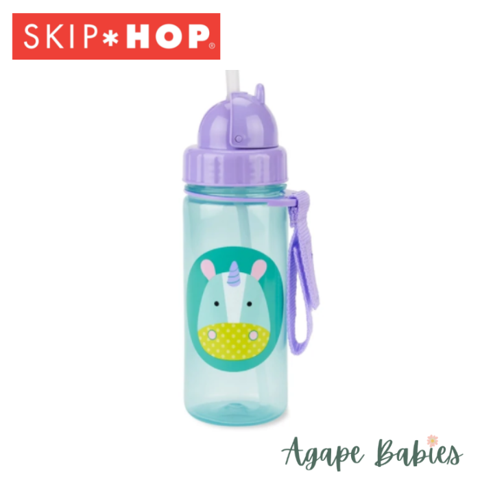 Skip Hop Zoo PP Straw Bottle - Unicorn