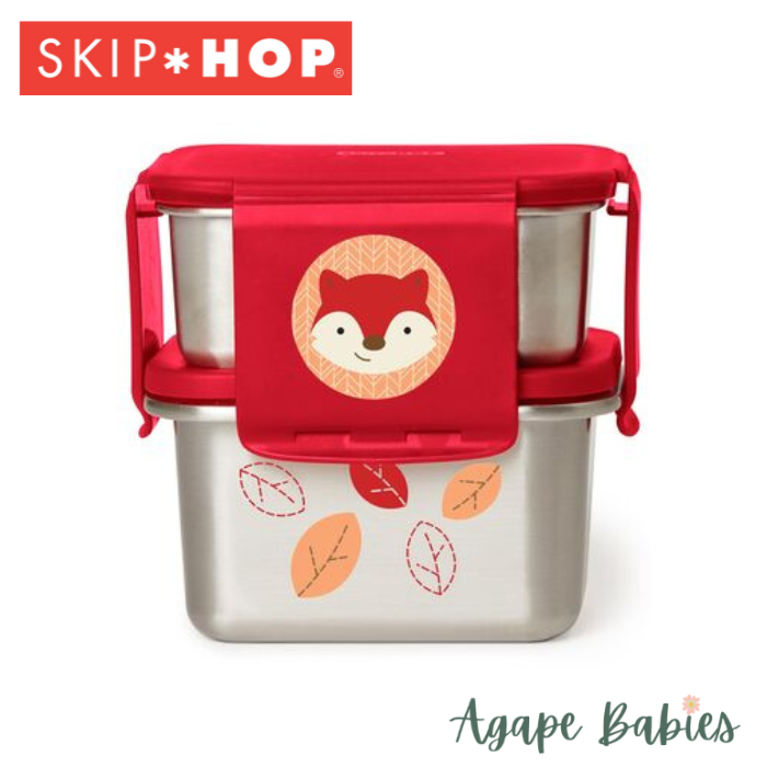 Skip Hop Stainless Steel Lunch Kit - Fox