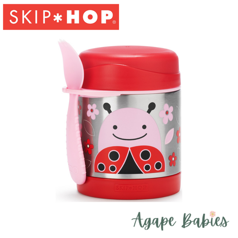 Skip Hop Insulated Food Jar - Ladybug