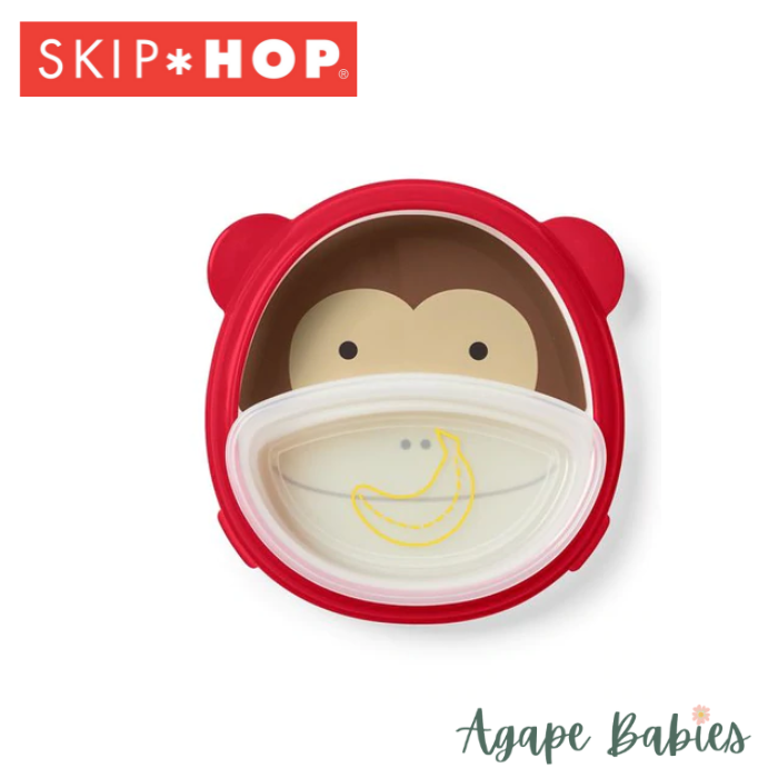 Skip Hop Zoo Smart Serve Plate & Bowl - Monkey