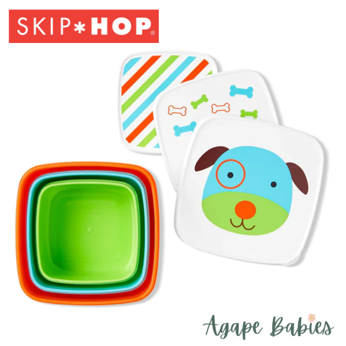 Skip Hop Zoo Snack Box Set- Dog