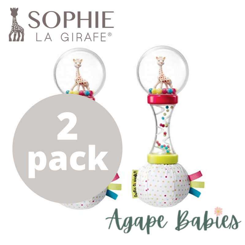 Sophie la Girafe Soft Maracas Rattle (Pack of 2)