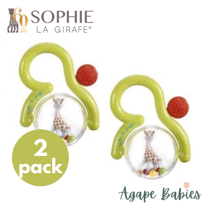 Sophie La Girafe Fraisy Rattle (Pack of 2)