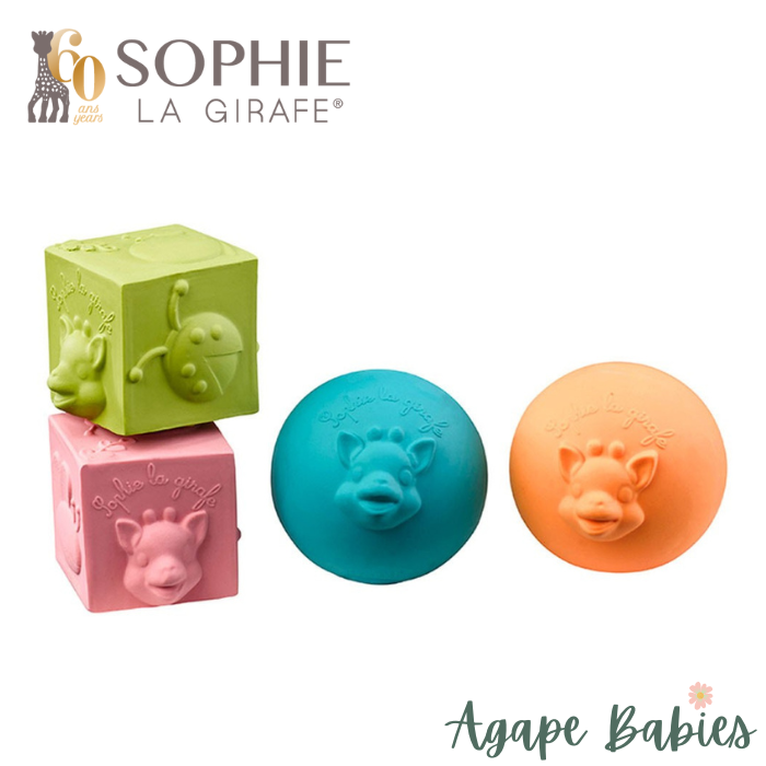 Sophie la Girafe So'Pure Balls & Cubes Set
