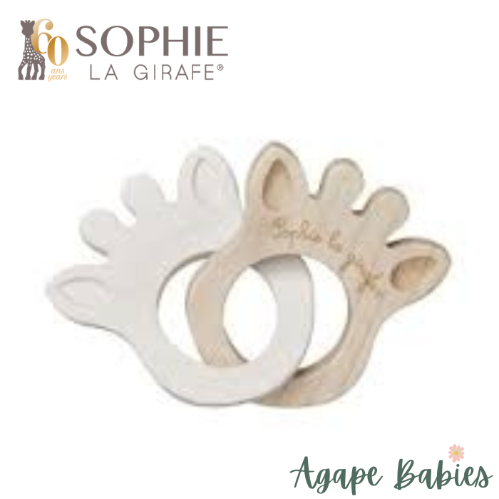 Sophie la girafe So'pure Rubber&Wood Silhouette Rings