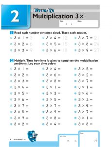 Kumon Speed & Accuracy Math Workbook - Multiplication