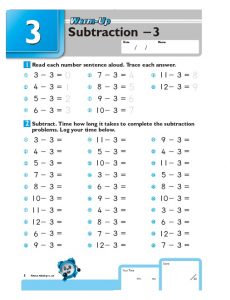 Kumon Speed & Accuracy Math Workbook - Subtraction: Subtracting Numbers
