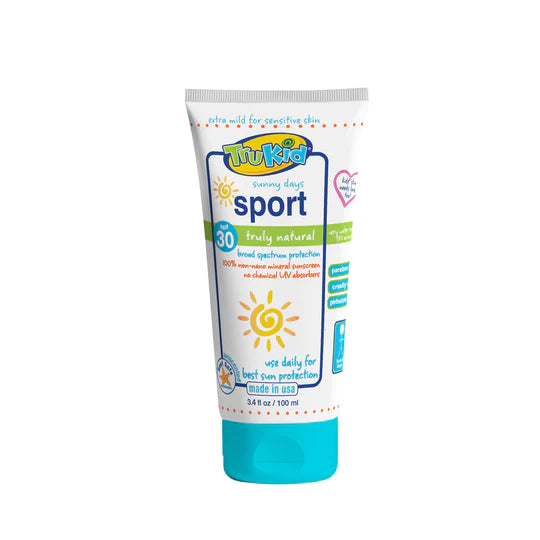 TruKid Sport Unscented/Water Resistant Sunny Days SPF30+ Lotion, 100 ml Exp-03/26
