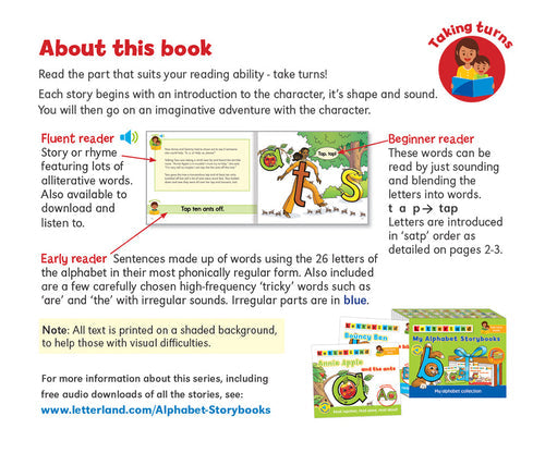 Letterland My Alphabet Storybooks - New Series of 26 Books for 26 Alphabets!