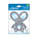 [ 2 Pack ] Dr Brown's Bunny Long Limbed Silicone Teether (Gray)
