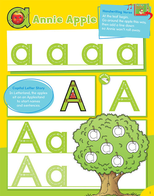 Letterland Wipe-Clean Alphabet Book