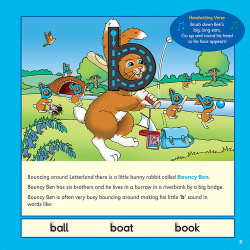 Letterland Phonics Touch and Trace