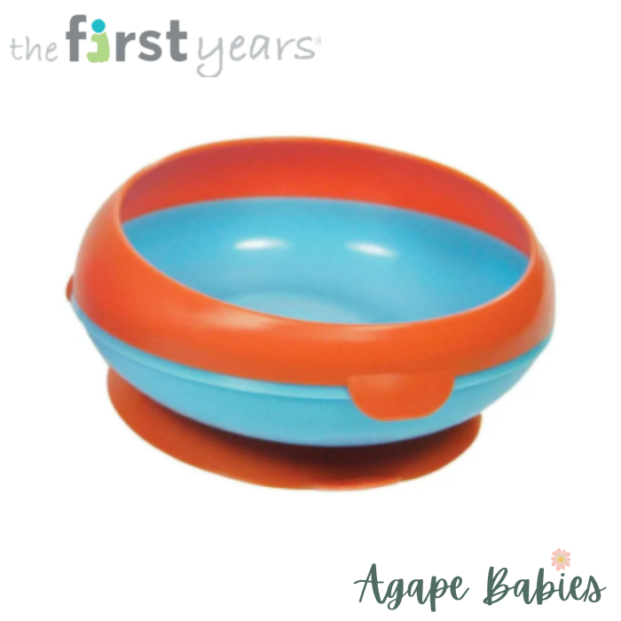 THE FIRST YEARS Inside Scoop Suction Bowl (blue/orange)