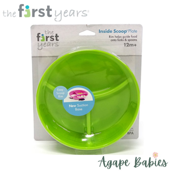 THE FIRST YEARS Inside Scoop Suction Plate (blue/green)