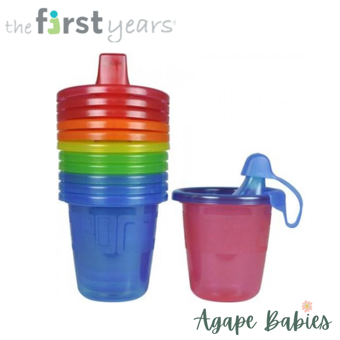 THE FIRST YEARS Take & Toss 7oz Spill Proof Cups (6pk)
