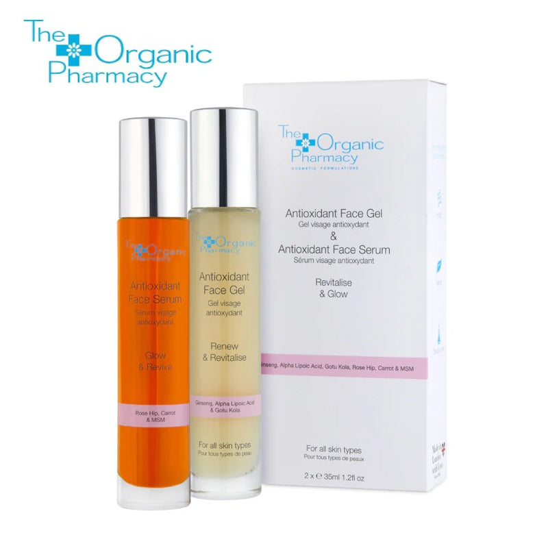 The Organic Pharmacy Antioxidant Face Gel & Antioxidant Face Serum Duo 35ml