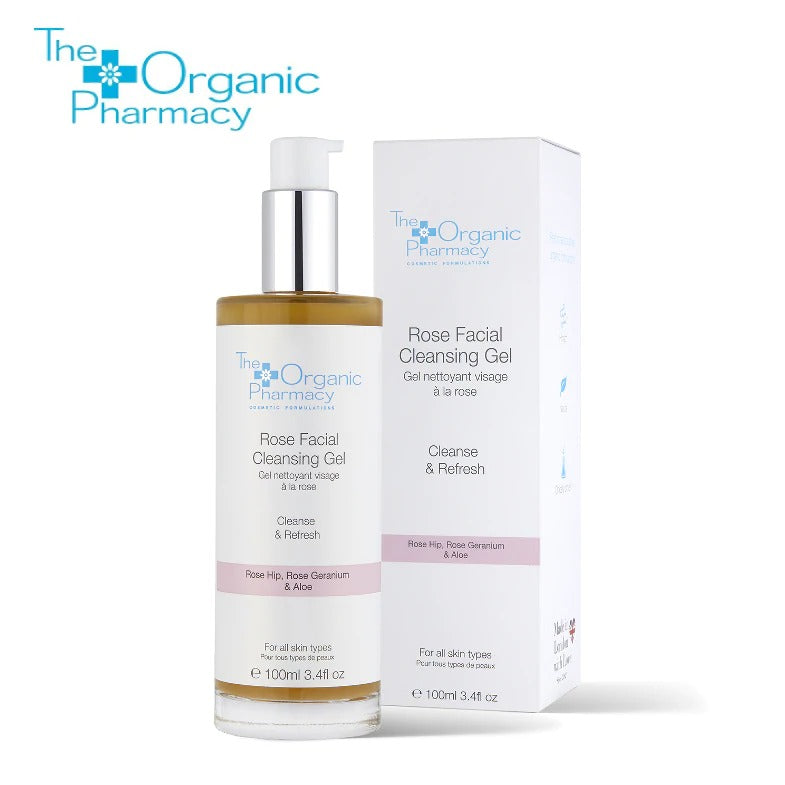 The Organic Pharmacy Rose Facial Cleansing Gel 100ml