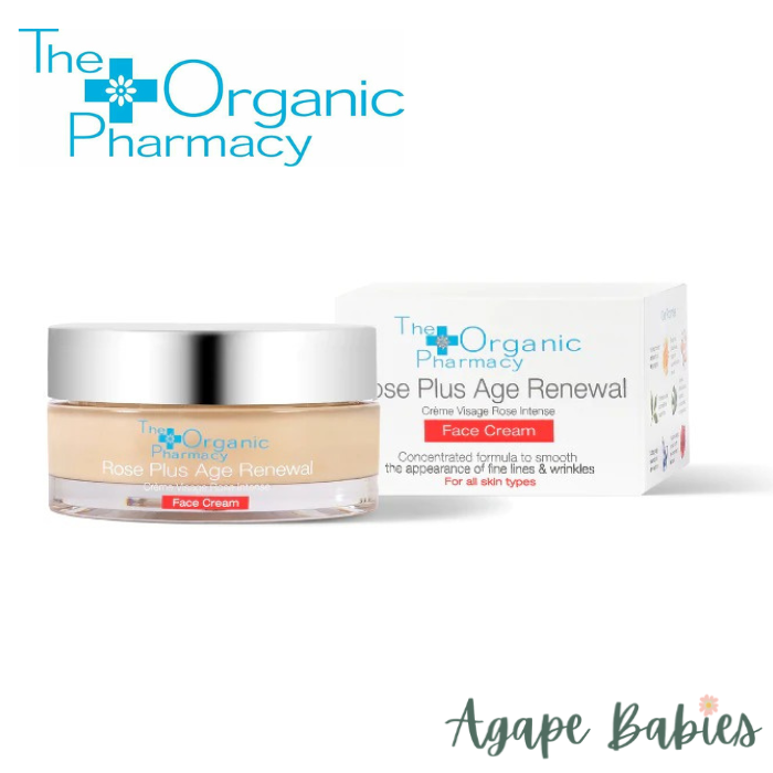 The Organic Pharmacy Rose Plus Age Renewal Face Cream 50ml