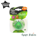 Tommee Tippee Closer to Nature Fun Soother 6-18m (1pk)-Grasshopper