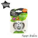 Tommee Tippee Closer to Nature Fun Soother 6-18m (1pk)-Zebra